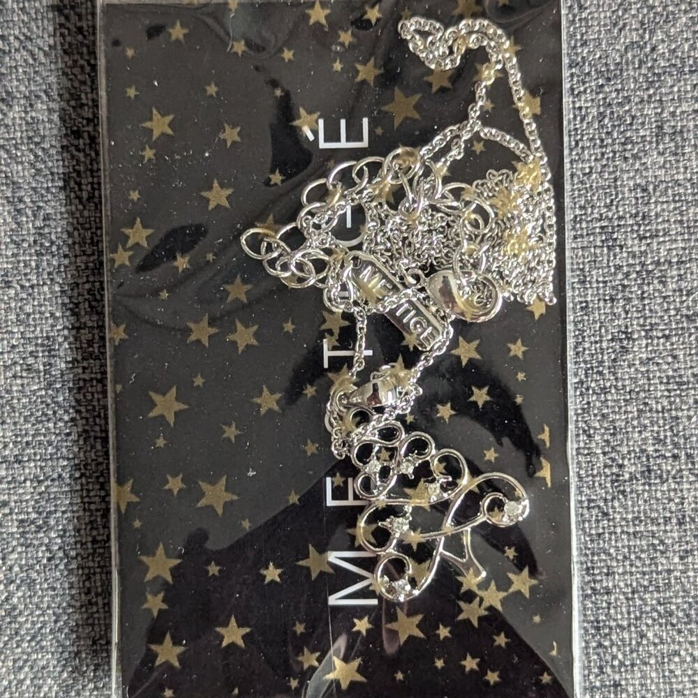 MESTIGE  Silver Plated Christmas Tree Necklace NEW